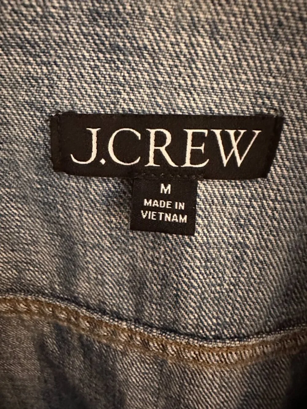J. Crew jeans jacket - size M